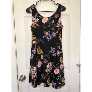 🌑🌸 Floral skater dress | H&M